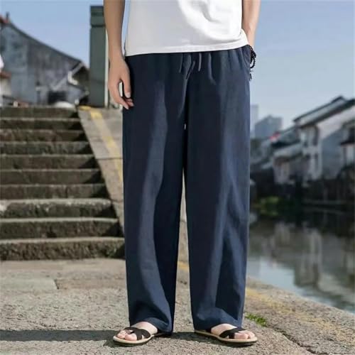 Shorts de randonnée pour hommes été décontracté style chinois en coton - 3