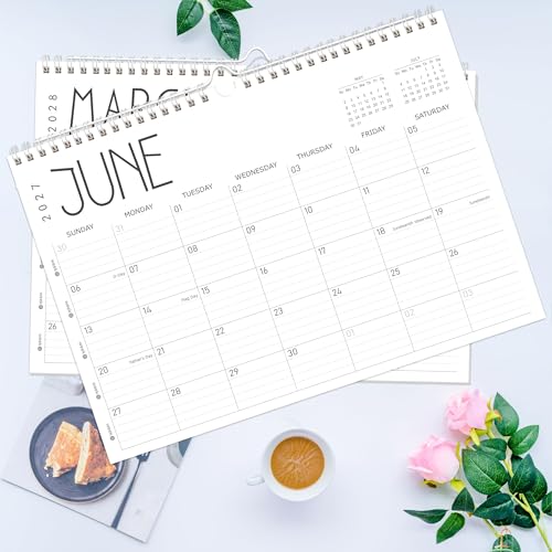 Image of GuassLee Wall Calendar 2026-2027, 24 Months (Jun 2026-May 2028), 17 inchx12 inch