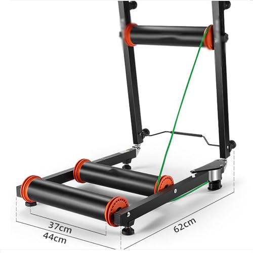 Rodillos para Bicicleta Ajustables ERICAT, Entrenador Plegable con Bolsa de Almacenamiento, 14 Niveles de Resistencia, Rodillo Ajustable, Capacidad de Carga Alta, para Bicicletas de 16" a 27.5" miniatura 5
