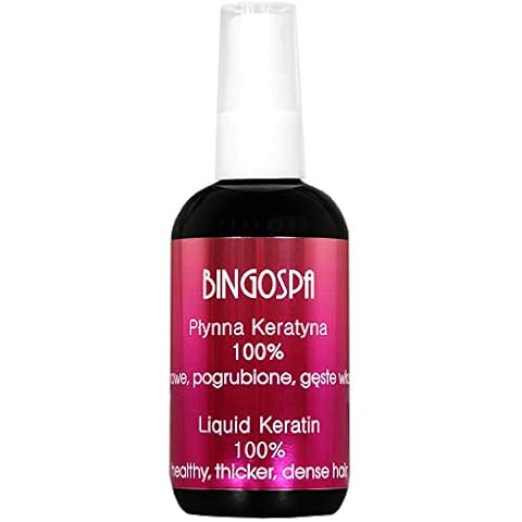 BINGOSPA Liquid keratin 100% for strong hair, shiny hair against split and broken hair tips - 100ml Cover