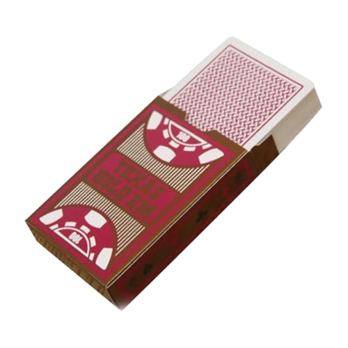 Abaodam 2sätze wasserdichte PVC Spielkarten Große Rote Kunststoff-pokerkarten Für Partys Bar Und Brettspiele Für Familienspaß Und – Bild 3