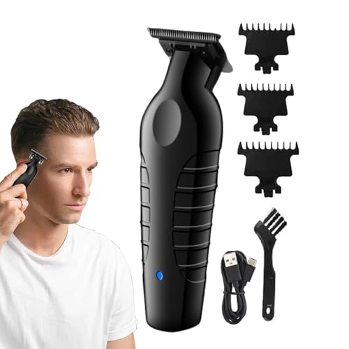 Recortador De Cabello Para Hombres: Recortadora De Cabello Para Hombres, Recortes De Barberos Profesionales Recargables Peluqueros, Brochador De Barro De Cabello Fuerte Para Hombres Kit De Aseo, Barba