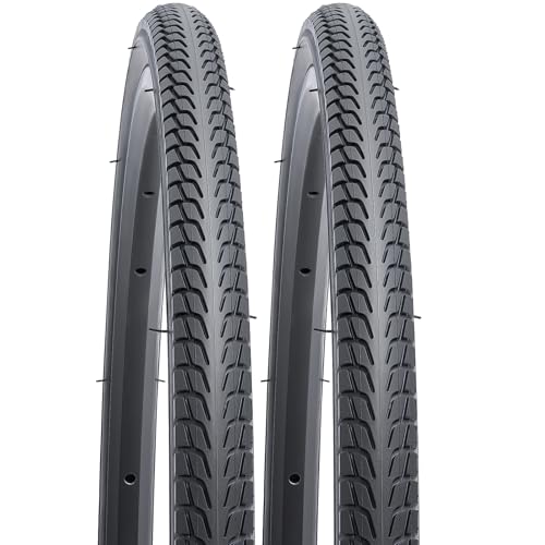 YUNSCM 2-PCS 26x1 3/8 (37-590) Road Bike Tires Compatible with 26 x 1 3/8 26x1 3-8 Bike Bicycle Tires (Y-829)