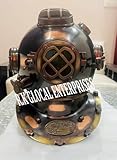 Full Size Antique U.S Navy Brass Divers Diving Helmet Mark V Deep sea Scuba Gift