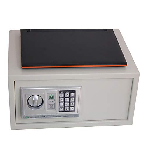 YXX- Safe Tresor Möbeltresor Grauer digitaler Safe für 14"/ 16" Laptop- Große Sicherheitswerte Safes für Wand, Schrank, Wohnung- Montageteile
