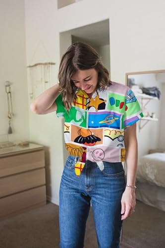 You've Got A Friend in Me Shirt Women Funny Letter Print Button Down Shirts Cute Vacation Short Sleeve Graphic Tees4