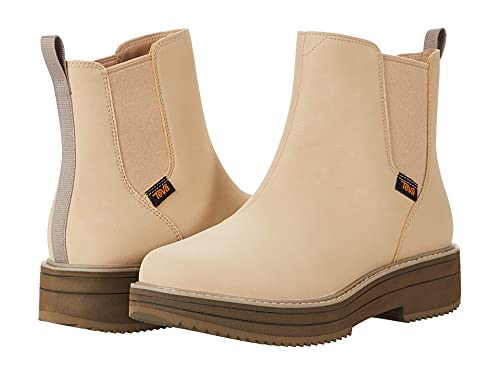 Teva Women's Midform Chelsea Comfortable Water-Resistant Flat Platform Leather Boots