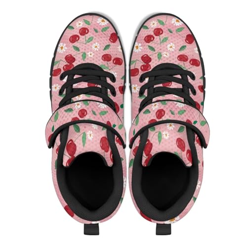 SYtrade Kids Athletic Sneaker Girls Single Buckle Casual Shoes Black Sole2