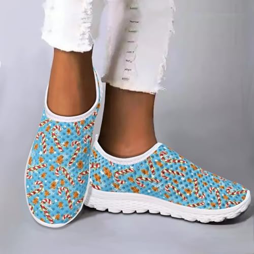 KEIAHUAN Trail Running Shoes Women Lightweight Fashion Casual Mesh Sneakers Flats3