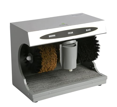 DOLPHY Stainless Steel Automatic Silver Shoes Shining Machine
