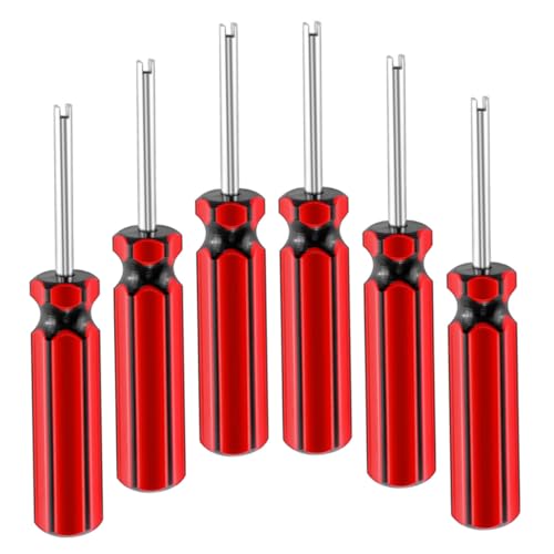 FUNOMOCYA 6Pcs Tire Stem Removal Tool Valve Core Installation Tool for Tire Repair Efficient Automotive Valve Core Replacement and Easy Installation