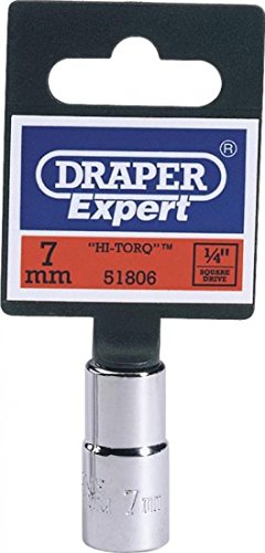 Draper Expert 7Mm 1/4" Square Drive Hi-Torq Hexagon Socket