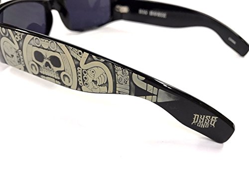 Authentic Shades Skeleton Aztec Skullender Black Sunglasses California Style2