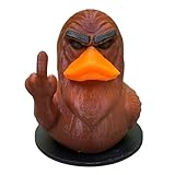 Bigfoot Duck Figurine - Gift for White Elephant or Halloween – Funny Duck Gift for Jeep Owners, Cruise Travelers & Mythical Creature Fans - 3D Printed Meme Cryptid Collectible for Dashboard, Desk