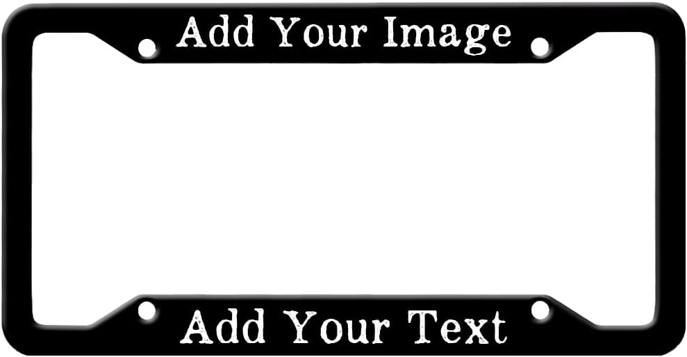 Customized License Plate Frame, Add Your Text/Photo/Logo