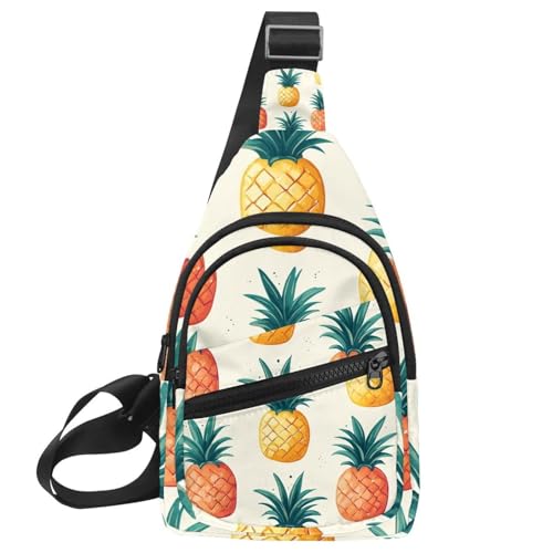Mochila cruzada de sandía bolso de pecho verano unisex