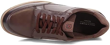 Rockport Men's Bronson Lace to Toe Sneaker, Dark Brown Leather, 11 Wide | Image 5