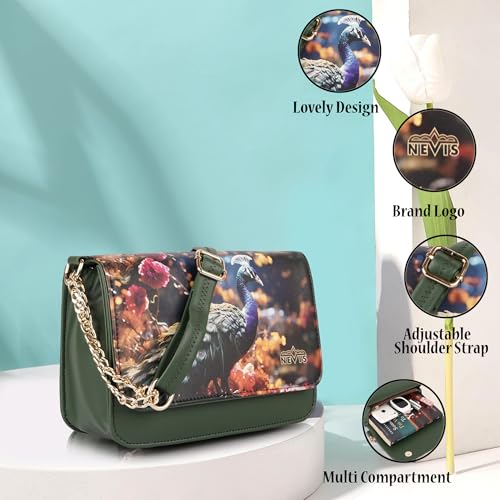 Image of Nevis Women's Stylish Sling Bag, Casual Crossbody Purse