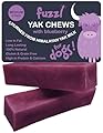 Fuzzl Yak Chews for Dogs - 2 Pack 140g Blueberry - Premium Natural Dog Treats with Himalayan Yak Milk - Yak Chew No Hide Dog Food Natural Dog Chews Long Lasting Dog Dental Sticks and Dog Dental Chews