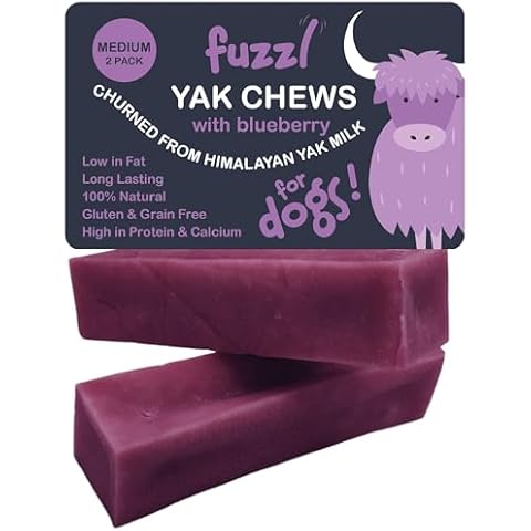 Fuzzl Yak Chews with Blueberry for Dogs Cover