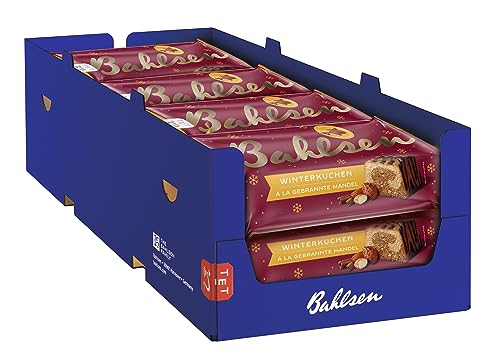 BAHLSEN Winterkuchen à la gebrannte Mandel - 8er Pack - Rührkuchen mit Mandelstückchen und Karamellgeschmack (8 x 350 g)