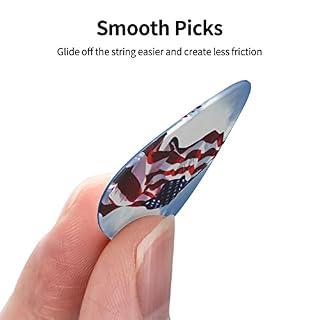 Médiators Guitare 12-Pack Usa Drapeau Américain Médiators Guitare Électrique Guitare Acoustique Diverses Guitares - Les Beatles, Paul McCartney, John Lennon, RIngo Starr, George Harrison Médiators Guitare 12-Pack Usa Drapeau Américain Médiators Guitare Électrique Guitare Acoustique Diverses Guitares – Image 2