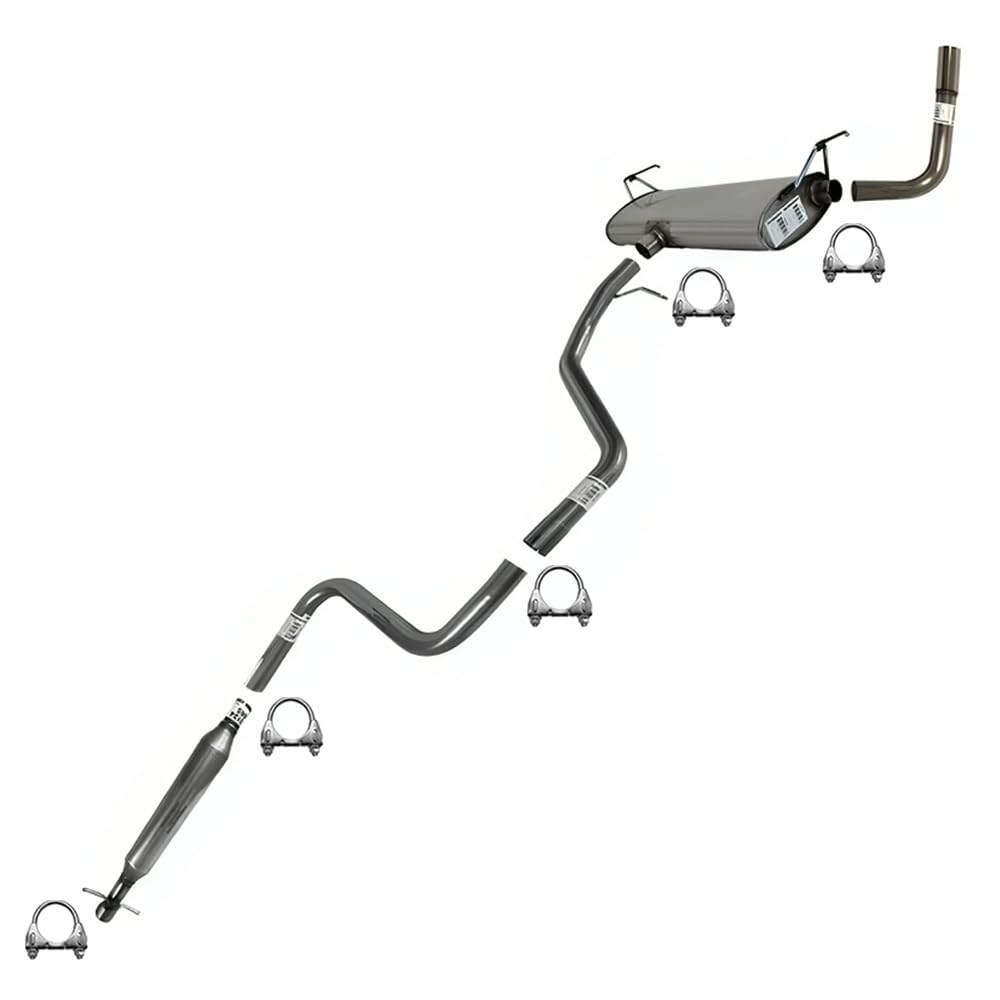 Intermediate Pipe Muffler Resonator Tailpipe Exhaust System Kit Fits: 2001-2003 Chevy S10 Pickup 2 2l 122 9 Wheelbase A96132bd 8da6 4c25 92a1 96806eb8c31a.d5a62df780aa9dc59137c296cd353801