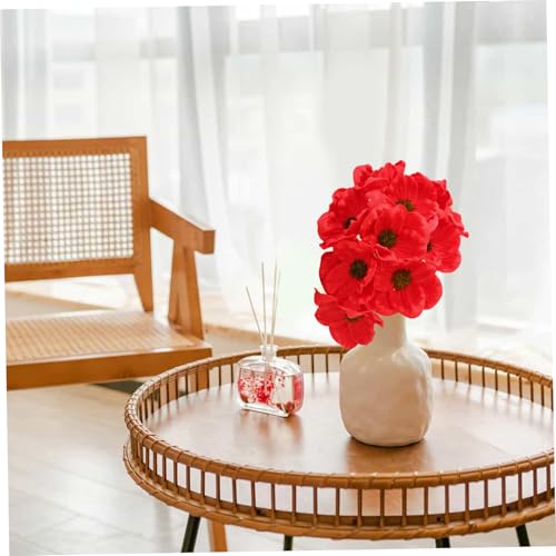 Coquelicots fleurs artificielles réutilisables pour un décor de mariage sans entretien permanent. - 6