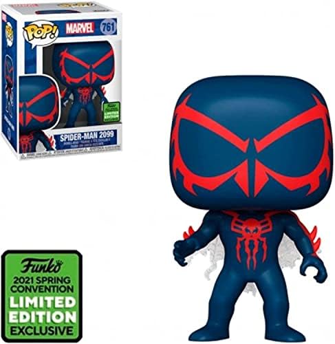Funko Pop! 51289 Marvel Spider-Man 2099 Vinyl Figure (2021 Spring Convention Exclusive) #761 Funko Pop! 51289 Marvel Spider-Man 2099 Vinyl Figure (2021 Spring Convention Exclusive) #761 | Pop Spiderman | 1 Funko Pop! 51289 Marvel Spider-Man 2099 Vinyl Figure (2021 Spring Convention Exclusive) #761 | Pop Spiderman