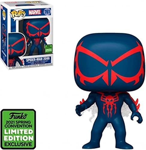 Funko Pop! 51289 Marvel Spider-Man 2099 Vinyl Figure (2021 Spring Convention Exclusive) #761 | Pop Spiderman