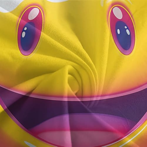 Parure de lit microfibre visage souriant 140x200 sans repassage - 7