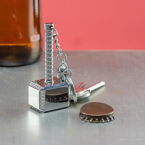 Paladone Thors Hammer Flaschenöffner-Schlüsselanhänger - Offiziell lizenziertes Marvel-Merchandise… – Ansicht 2