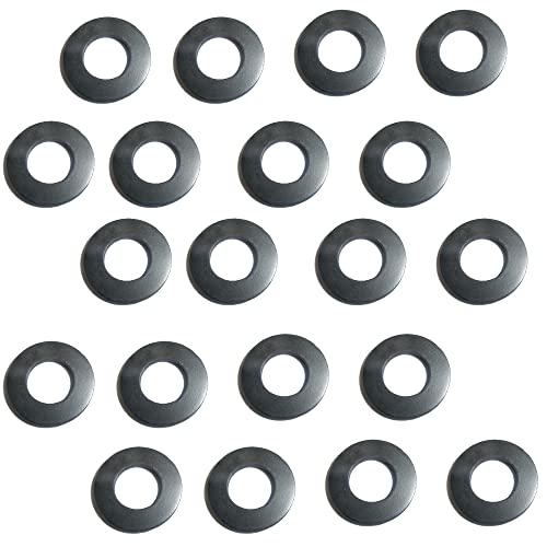 M5 Black Rubber Washers DIN 125 (Pack of 20) From A Washers size: 5.3 mm Inside Diameter x 10mm Outside Diameter x 1mm Thickness