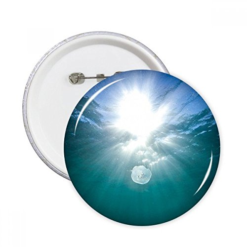Badge bouton science de l'eau pins rond multicolore pour customiser un look