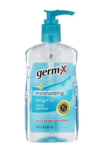 Germ-X Original Hand Sanitizer, 10 Fluid Ounce Bottles (Pack of 6), Packaging may vary