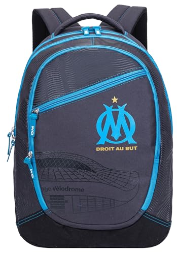 Sac à dos scolaire OM Olympique de Marseille bleu pour collège et lycée - 3