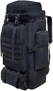 Vaupan Hiking Backpack, 80L Camping Backpack, Waterproof Large Outdoor Sport Travel Daypack Molle Rucksack for Men Women