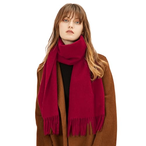 MERINOSNUG 100% Merino Wool Scarf for Men & Women Australian Lightweight Soft Luxurious Warm Cashmere Feel Travel Gift