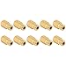 10pcs Hex Style Main Kei-hin Jets Replacement for MIKUNI VM/TM/TMX Carburetor 300 310 320 330 340 350 360 370 380 390 Brass Jet Kit (300-390)
