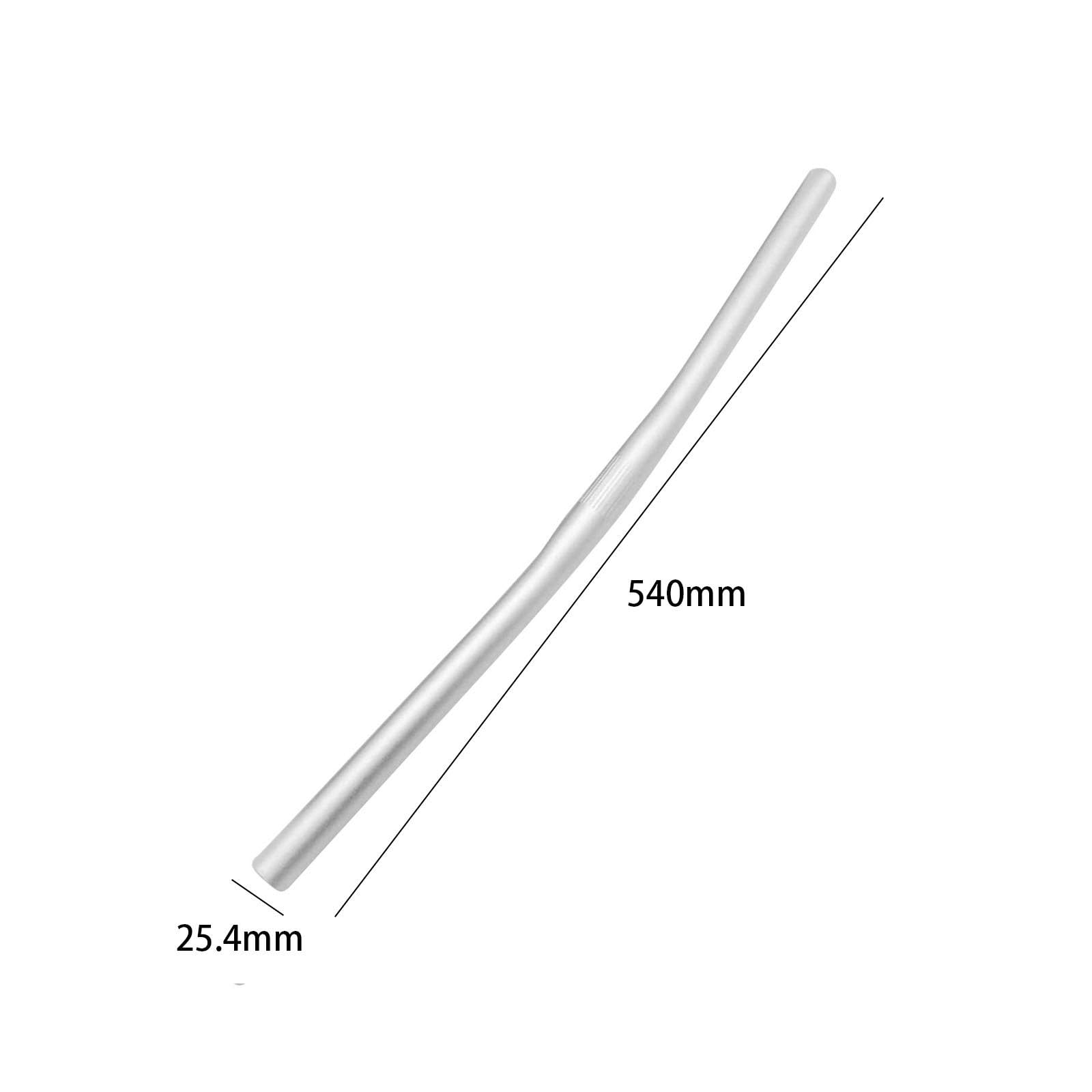 Guidon De Vélo Plat - Alliage D'aluminium - 60 Cm - Noir - Neuf