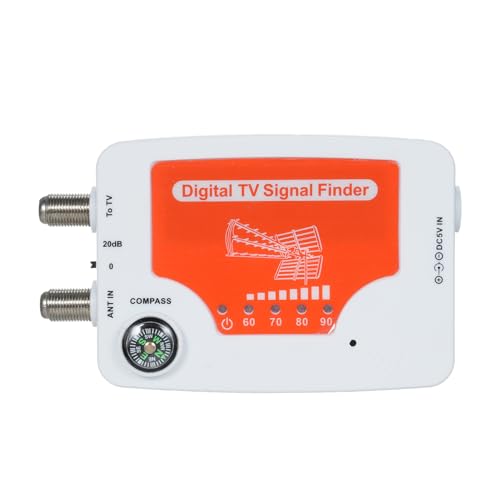 Mulcort Détecteur de Satellite,Détecteur Numérique,Mini Détecteur de Signal,Décodeur de Récepteur de Signal pour le Réglage de L'antenne Parabolique