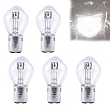 Poweka S2 12V 35/35w Chinese Scooter Light Bulb Fits for 50cc 150cc 250cc Znen Jonway Tank Baron (5 Packs)