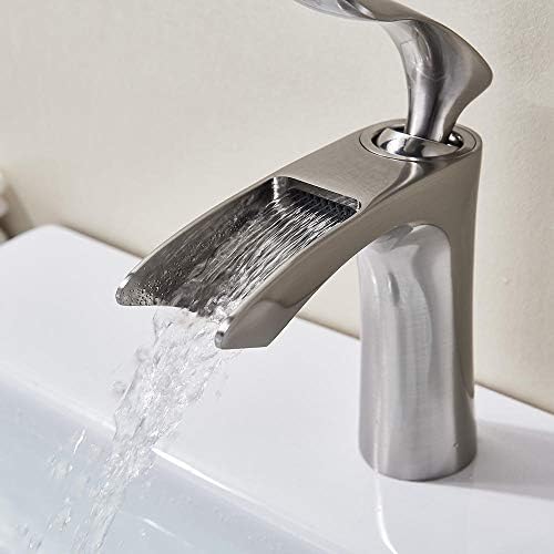 Mitigeur de lavabo à levier unique style de luxe bronze noir - 2