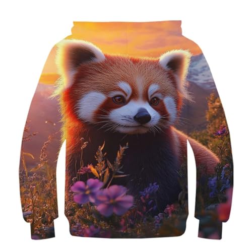 Pull panda roux enfant 10-12 ans chaud et résistant - Fini les sweats ternes - 3