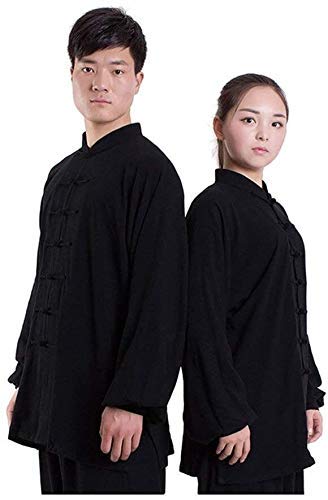 Tai Chi odzież do sztuk walki mundury Tai Chi odzież mundurowa, uniseks chińska tradycyjna Qi Gong sztuki walki skrzydło Chun Shaolin Kung Fu Taekwondo tkaniny treningowe odzież spodnie fo