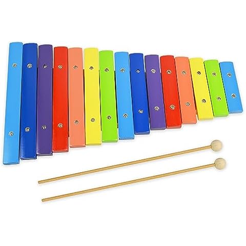 A-Star 15 Note Colourful Rainbow Xylophone Cover