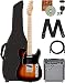 Fender Affinity Series Telecaster - 3 Color Sunburst Bundle with Frontman 10G Amplifier, Gig Bag, Tuner, Instrument Cable, Strap, Picks, and Austin Bazaar Instructional DVD