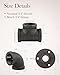 Niubid 60 Pack 3/4 Inch Cast Iron Pipe Fittings (20 Elbows, 20 Tees, 20Flange), Industrial Pipe for Threaded Black Pipes and Fittings, DIY Steampunk Industrial Vintage Style.