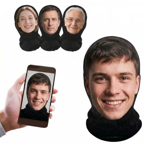Custom 3D Personalized Full Face Mask with Photo/Text/Logo – Soft Breathable Bandana Face Cover for Men, Women, and Kids – Funny Reusable 3D Printed Mask for Halloween, Parties, and Daily Wear - image 1