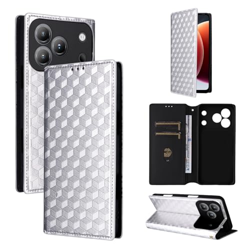 For Blackview Wave 7C �P�[�X �蒠�^ �J�o�[ ���z�^ ��v���� �J�o�[ �ϏՌ� �S�ʕی� �J�[�h���[ ���� �U�[ �J�[�h�|�P�b�g ���� �X�^���h�@�\�t�� �}�O�l�b�g �z (�z���C�g)